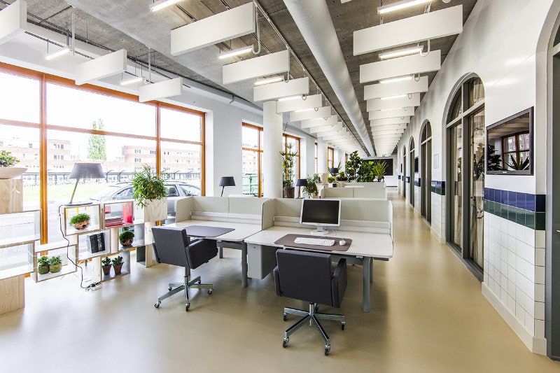Akoestische plafond baffle 1