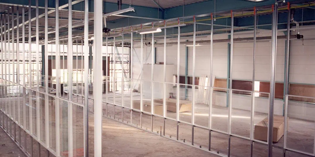 Constructie industriële wand project ATM