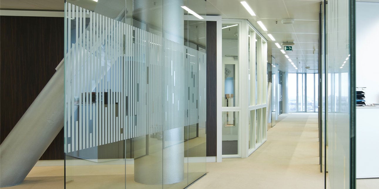 Glazen kantoorwand Deterink