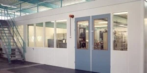 Industriële wand project ATM