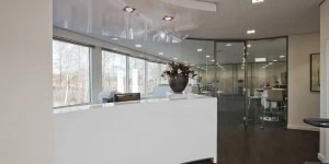 Kantoorwanden volglas scheidingswand