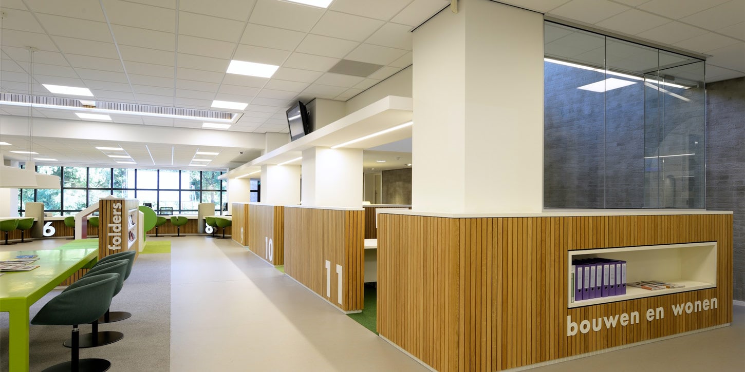 Systeemwanden glas Verbeek en Rinzema