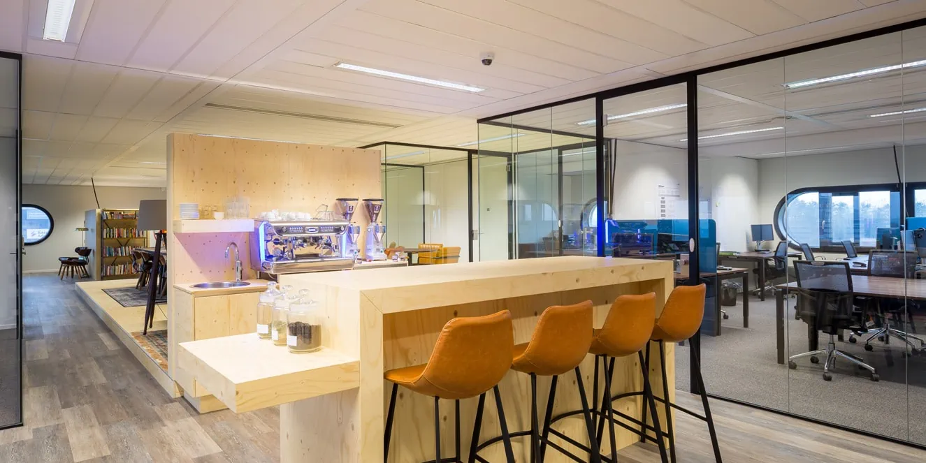 Slimline glaswand De Toetspraktijk