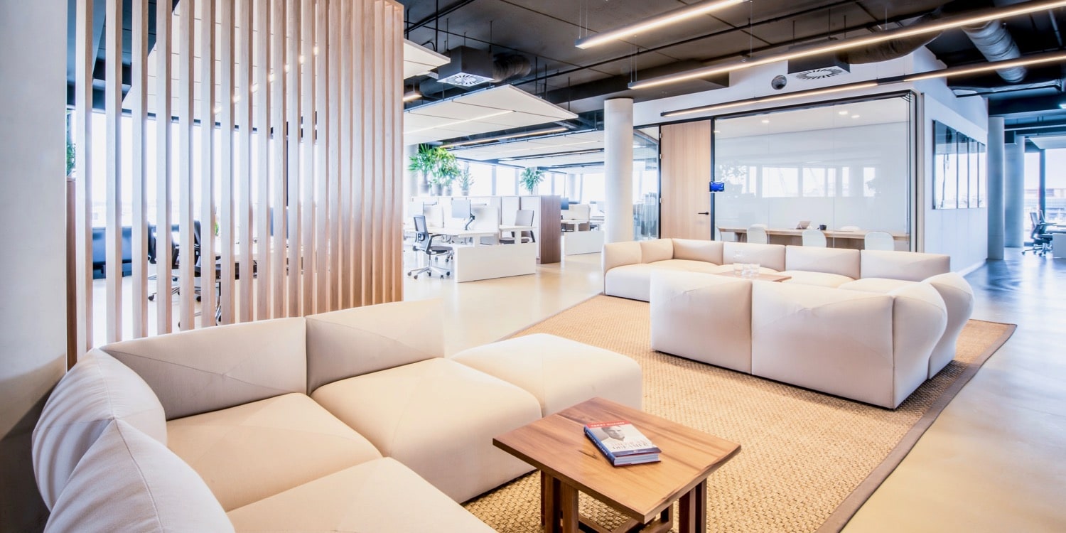 Kantoor Porcellis Slimline glaswanden